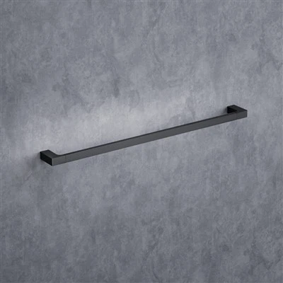 304 barras de toalha de trilho único de aço inoxidável